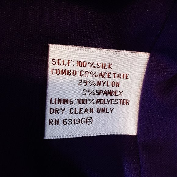 Purple  Cocktail Dress by Suzi CHIN for Maggie boutique - Picture 9 of 11